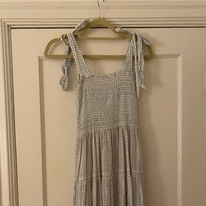 EUC Small Doen Lowell Dress In Picnic Plaid